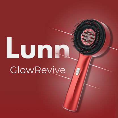  2 Lunn™ GlowRevive - Red Light Therapy Hair Massager 